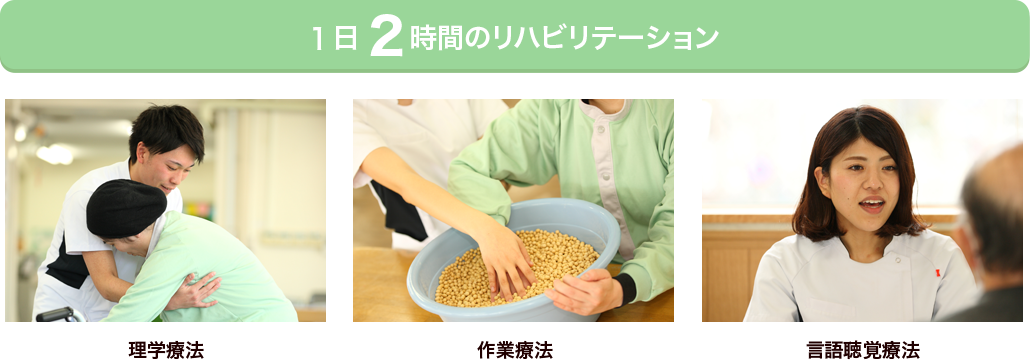 リハビリテーションを実施します